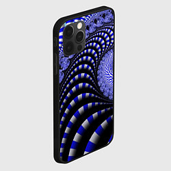 Чехол для iPhone 12 Pro Неоновая спираль Абстракция Neon Spiral Abstractio, цвет: 3D-черный — фото 2