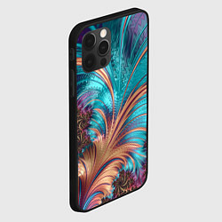 Чехол для iPhone 12 Pro Floral composition Цветочная композиция, цвет: 3D-черный — фото 2