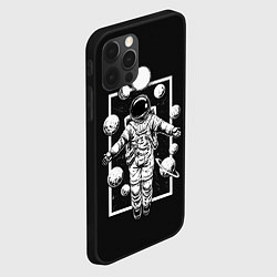 Чехол для iPhone 12 Pro Свобода Космоса, цвет: 3D-черный — фото 2