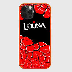 Чехол iPhone 12 Pro Louna band ТРЕЩИНЫ