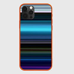 Чехол для iPhone 12 Pro Неоновые линии neon lines, цвет: 3D-красный