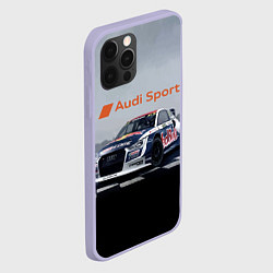 Чехол для iPhone 12 Pro Ауди Спорт Гоночная команда Audi sport Racing team, цвет: 3D-светло-сиреневый — фото 2