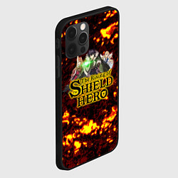 Чехол для iPhone 12 Pro The Rising of the Shield Hero персонажи на фоне че, цвет: 3D-черный — фото 2