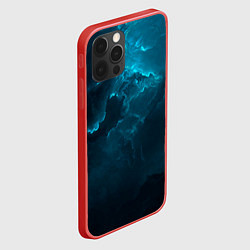 Чехол для iPhone 12 Pro Облака и звезды, цвет: 3D-красный — фото 2