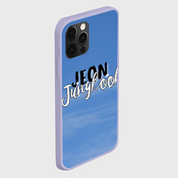Чехол для iPhone 12 Pro JEON JUNGKOOK BTS, цвет: 3D-светло-сиреневый — фото 2