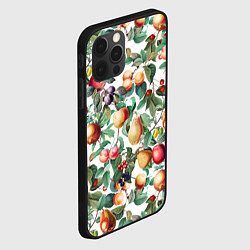 Чехол для iPhone 12 Pro Летний Фруктовый Сад, цвет: 3D-черный — фото 2