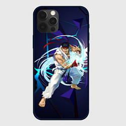 Чехол для iPhone 12 Pro Рю-Street Fighter, цвет: 3D-черный