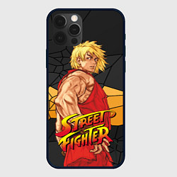 Чехол для iPhone 12 Pro Кен Мастерс - Street Fighter, цвет: 3D-черный