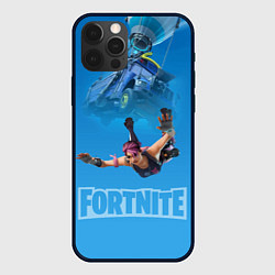 Чехол для iPhone 12 Pro Fortnite Vintage Ramirez Персонаж десантирование и, цвет: 3D-черный