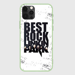 Чехол для iPhone 12 Pro Linkin Park BEST ROCK, цвет: 3D-салатовый