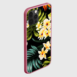 Чехол для iPhone 12 Pro Vanguard floral composition Summer, цвет: 3D-малиновый — фото 2