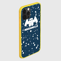 Чехол для iPhone 12 Pro Marshmello крапинки, цвет: 3D-желтый — фото 2