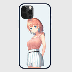 Чехол для iPhone 12 Pro Iroha Isshiki OreGairu, цвет: 3D-черный