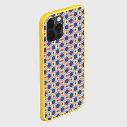 Чехол для iPhone 12 Pro Круги Геометрические паттерны, цвет: 3D-желтый — фото 2