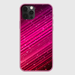 Чехол для iPhone 12 Pro Cosmic Radiance, цвет: 3D-малиновый