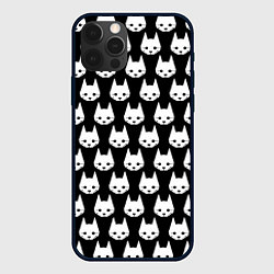 Чехол для iPhone 12 Pro Stray Pattern, цвет: 3D-черный