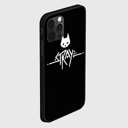 Чехол для iPhone 12 Pro Stray night cat, цвет: 3D-черный — фото 2