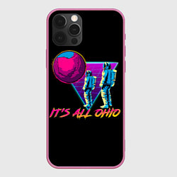 Чехол для iPhone 12 Pro Its All Ohio, цвет: 3D-малиновый