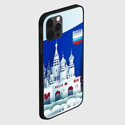 Чехол для iPhone 12 Pro Moscow: made in Russia, цвет: 3D-черный — фото 2