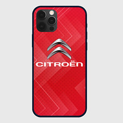 Чехол для iPhone 12 Pro Citroёn abstraction, цвет: 3D-черный