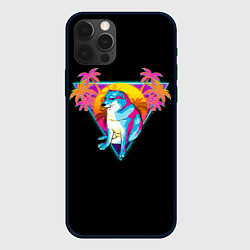 Чехол для iPhone 12 Pro Неоновый Малыш Чимс, цвет: 3D-черный