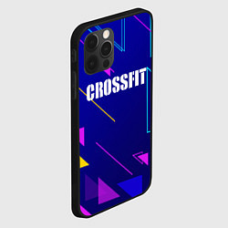 Чехол для iPhone 12 Pro Дефрагментация - Crossfit, цвет: 3D-черный — фото 2