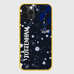 Чехол для iPhone 12 Pro Tottenham hotspur Краска, цвет: 3D-желтый