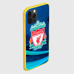 Чехол для iPhone 12 Pro Liverpool Абстракция, цвет: 3D-желтый — фото 2