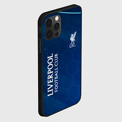 Чехол для iPhone 12 Pro Liverpool Соты Абстракция, цвет: 3D-черный — фото 2