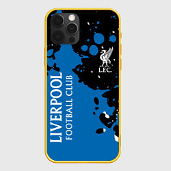 Чехол для iPhone 12 Pro Liverpool Краска, цвет: 3D-желтый