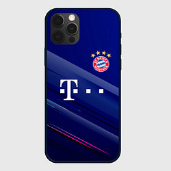 Чехол для iPhone 12 Pro Bayern munchen Абстракция, цвет: 3D-черный