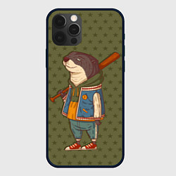 Чехол для iPhone 12 Pro Пацанчик с битой, цвет: 3D-черный
