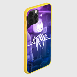 Чехол для iPhone 12 Pro Stray - мордочка - neon, цвет: 3D-желтый — фото 2