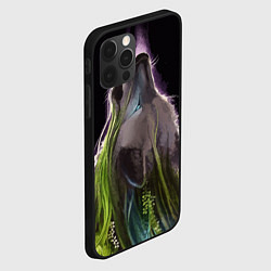 Чехол для iPhone 12 Pro Волчица - друид, цвет: 3D-черный — фото 2