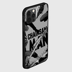 Чехол для iPhone 12 Pro Chainsaw man comix, цвет: 3D-черный — фото 2