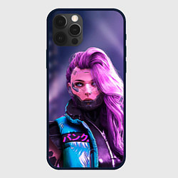 Чехол для iPhone 12 Pro Cyberpunk 2077 - Валери V, цвет: 3D-черный