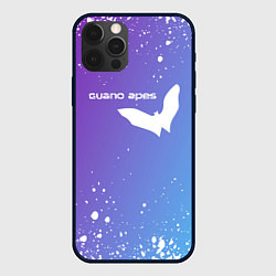 Чехол для iPhone 12 Pro Guano apes - Градиент, цвет: 3D-черный