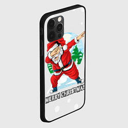 Чехол для iPhone 12 Pro Dab Santa Merry Christmas, цвет: 3D-черный — фото 2