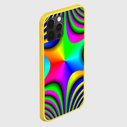 Чехол для iPhone 12 Pro Радужная звезда, цвет: 3D-желтый — фото 2