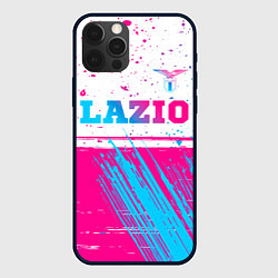 Чехол iPhone 12 Pro Lazio neon gradient style: символ сверху