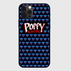 Чехол для iPhone 12 Pro Poppy Playtime - Huggy Wuggy Pattern, цвет: 3D-черный