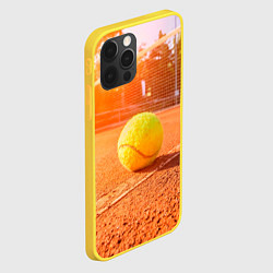 Чехол для iPhone 12 Pro Теннис - рассвет, цвет: 3D-желтый — фото 2
