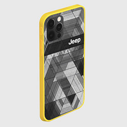 Чехол для iPhone 12 Pro Jeep - спорт, цвет: 3D-желтый — фото 2