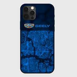 Чехол для iPhone 12 Pro Geely - абстракция трещины, цвет: 3D-черный