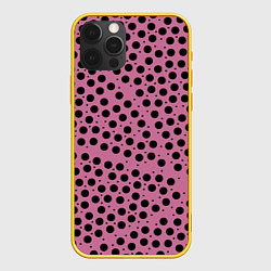 Чехол iPhone 12 Pro Паттерн из кругов - геометрия