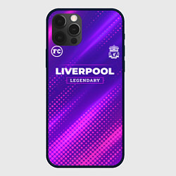 Чехол iPhone 12 Pro Liverpool legendary sport grunge