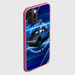 Чехол для iPhone 12 Pro Путешественник - внедорожник, цвет: 3D-малиновый — фото 2