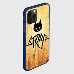 Чехол для iPhone 12 Pro Игра бродячий кот stray game cat, цвет: 3D-тёмно-синий — фото 2