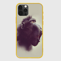 Чехол iPhone 12 Pro Удивленная обезьяна