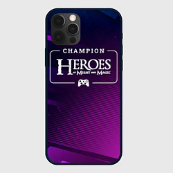 Чехол для iPhone 12 Pro Heroes of Might and Magic gaming champion: рамка с, цвет: 3D-черный